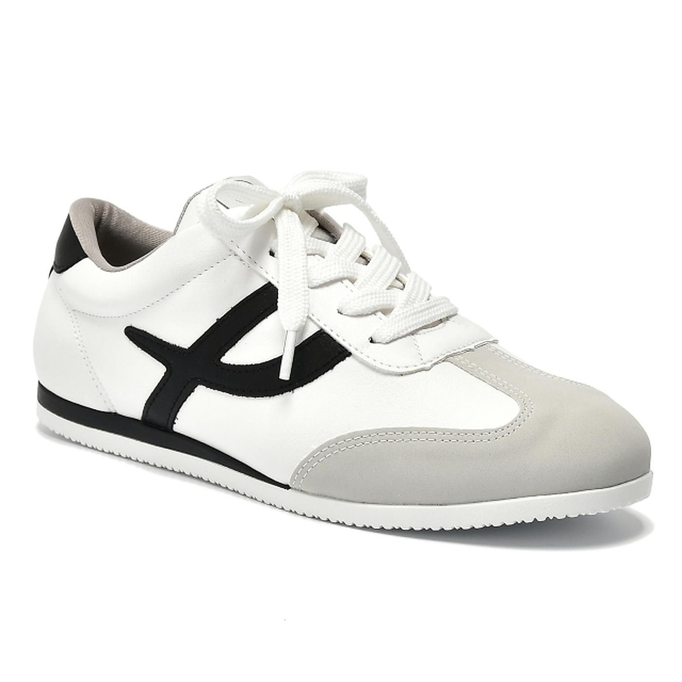 zapatilla  148-001-01 neve/branco/preto nobuck/napa/napa