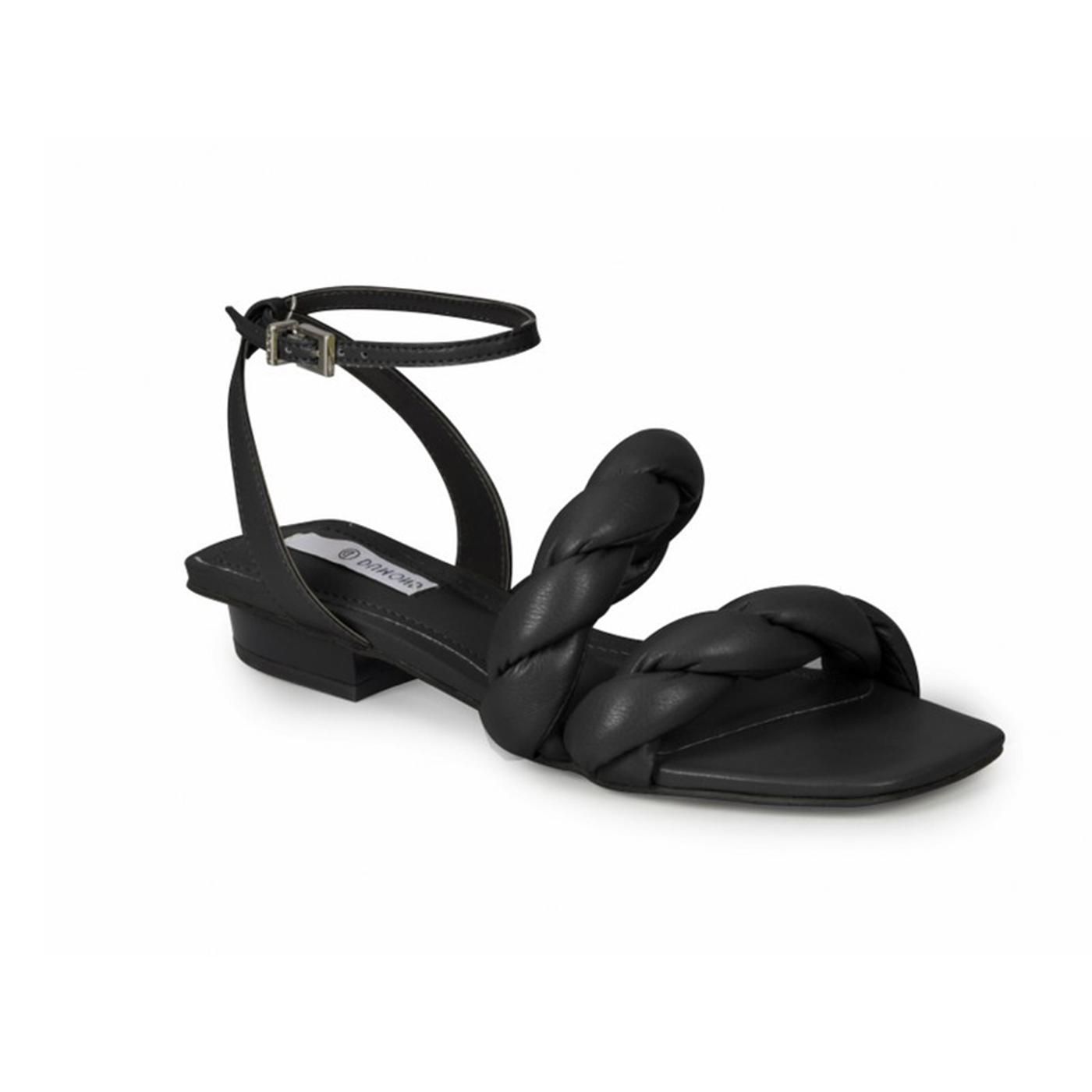 4117858 SANDALIA BAJA preto