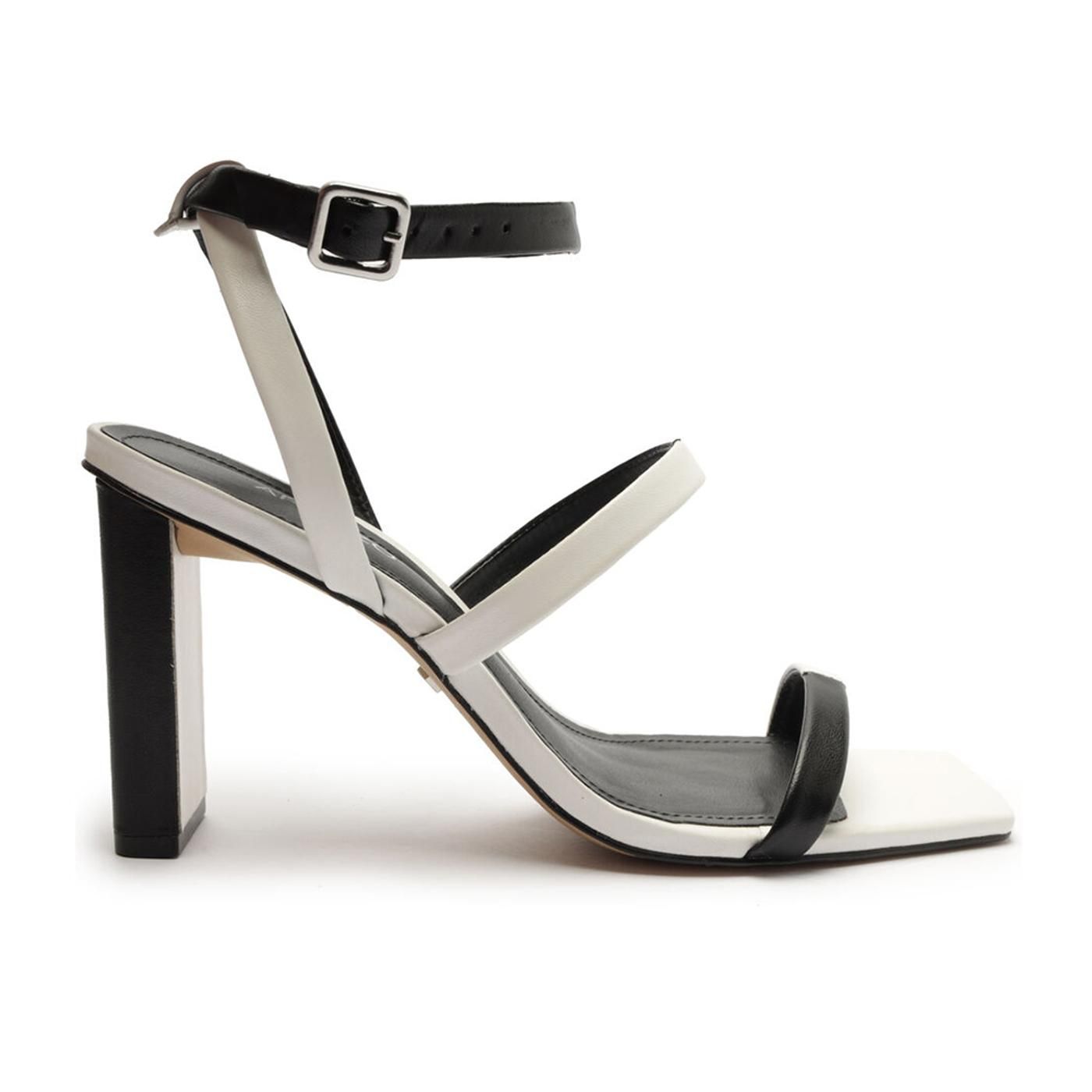 Sandalia tacon A1209900190001U x28j8 - white salt/preto