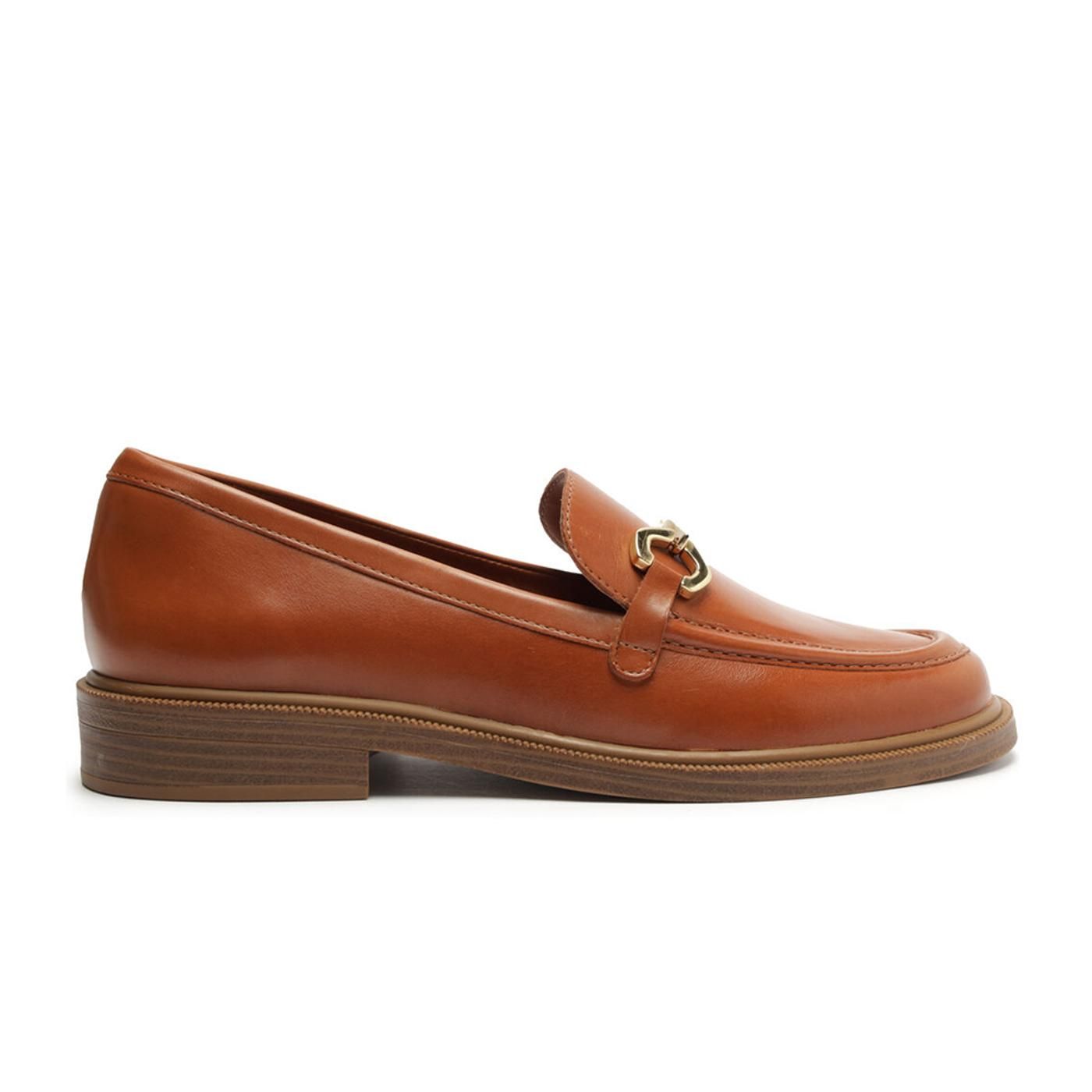 Mocasin de cuero A1330200070001U x21sp - roast caramel
