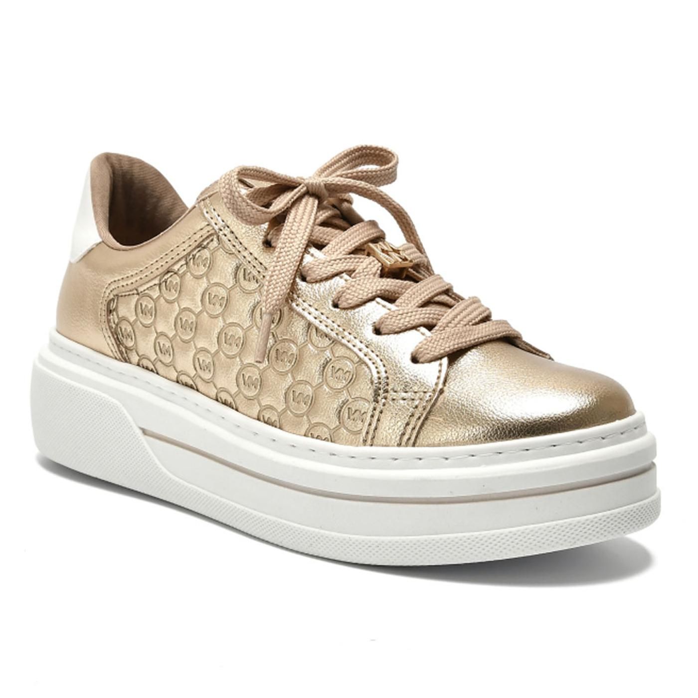 Zapatilla 052-010-10 gold/branco