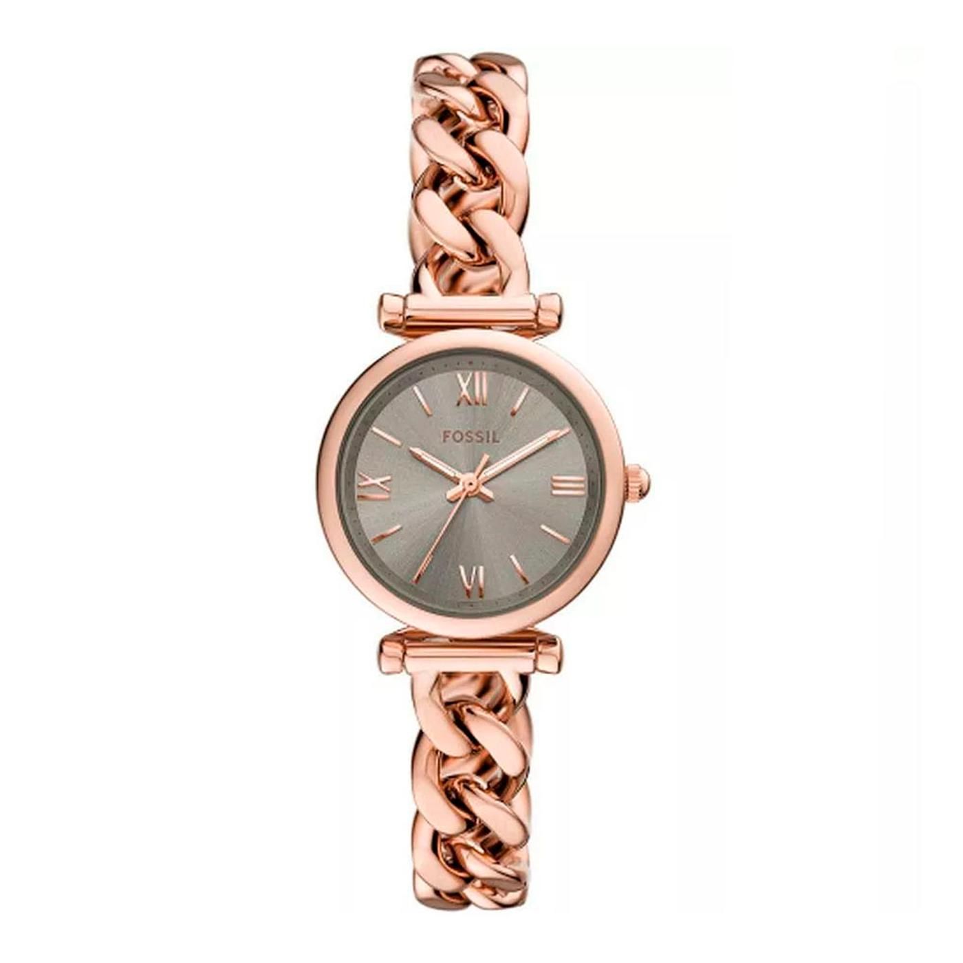 Conjunto de reloj y pulsera Carlie pink gold