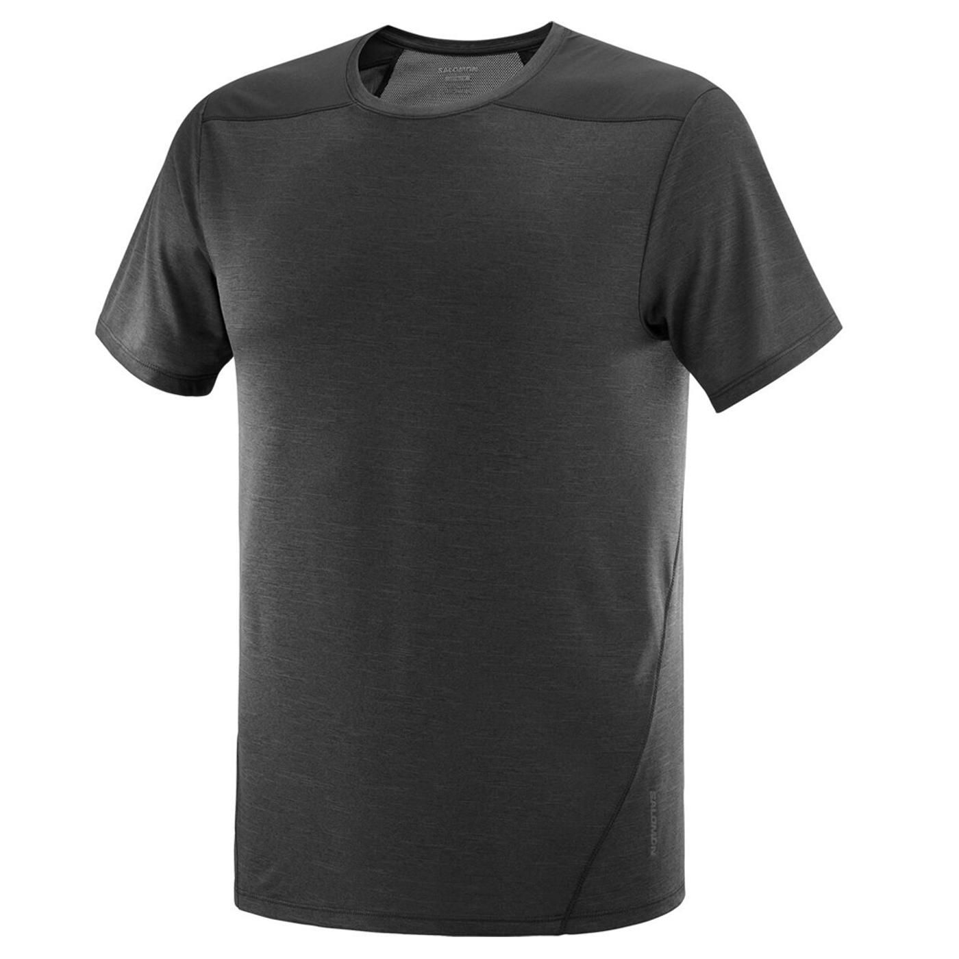 OUTLINE SS TEE deep black/deep black