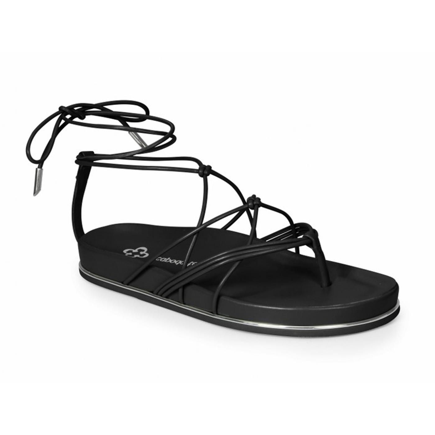 4016945-6 SANDALIA BAJA preto