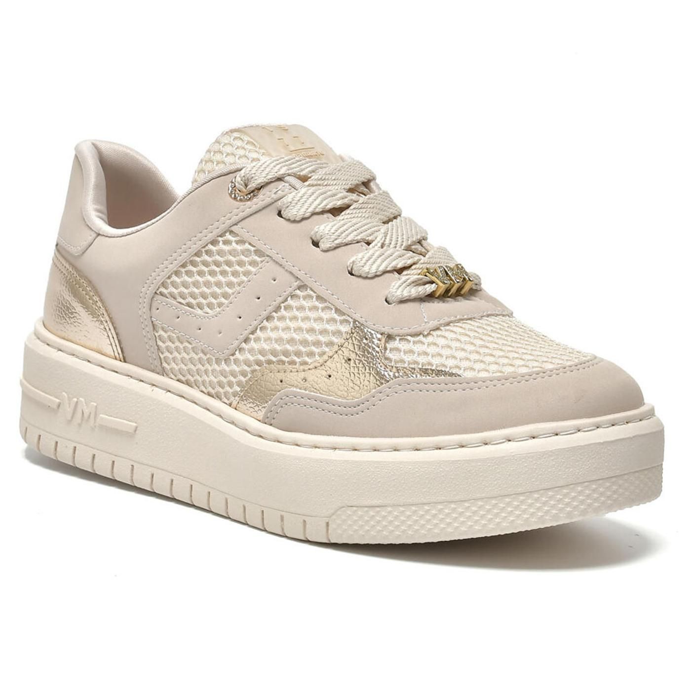 TENIS CASUAL 239-012-08 bege/pinoli/gold