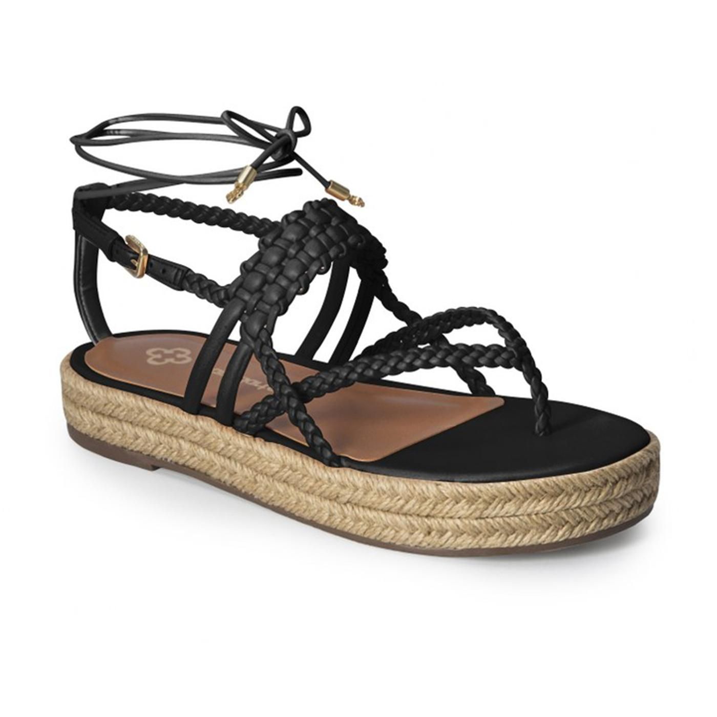 4017234-6 SANDALIA PLATAFORMA preto