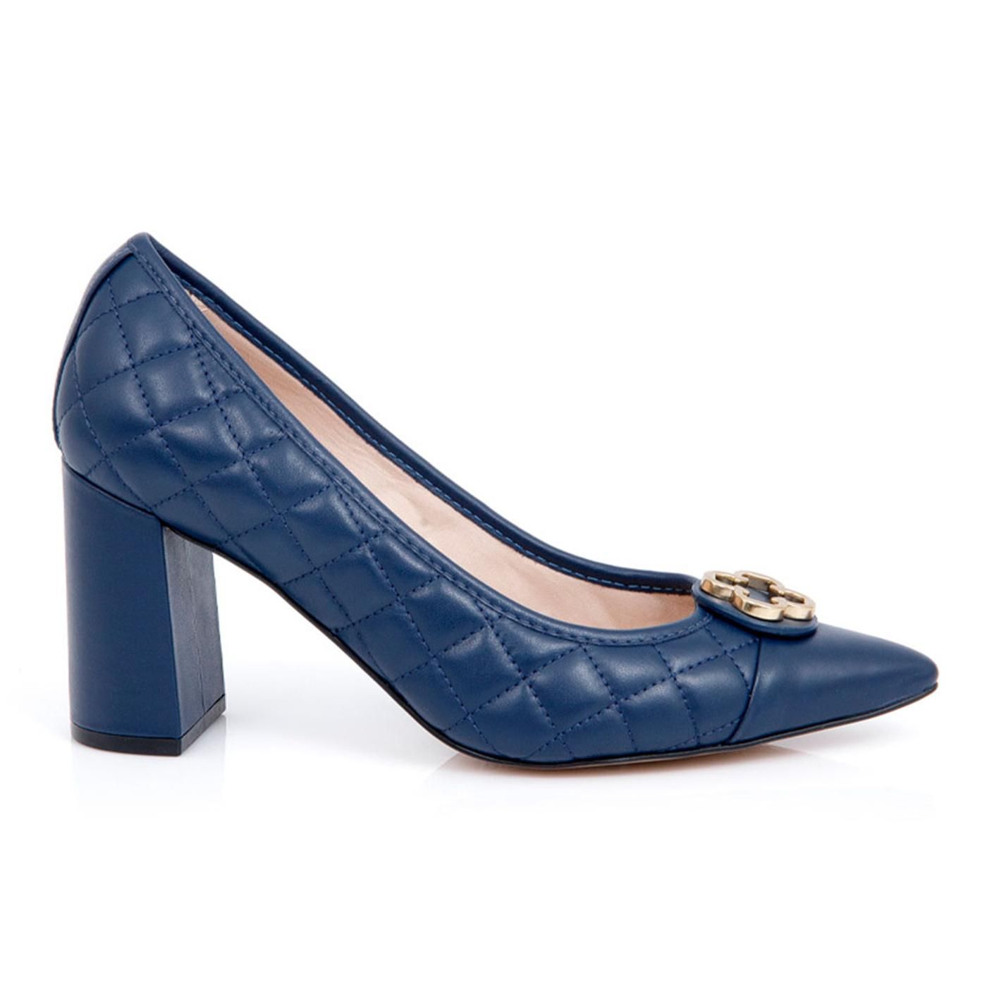 ZAPATO CERRADO 4018825 mestiço satinato marinho azurro