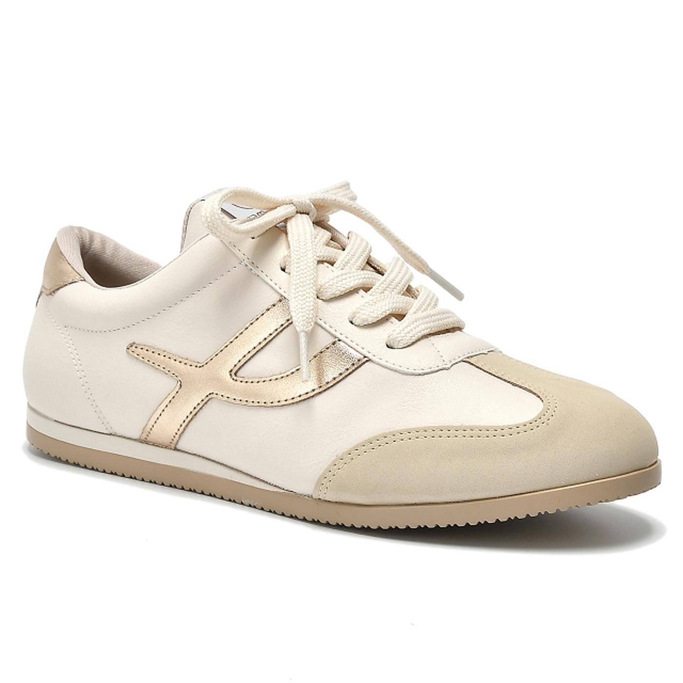zapatilla  148-001-05 camafeu/marfim i23/gold nobuck/napa/metalizado