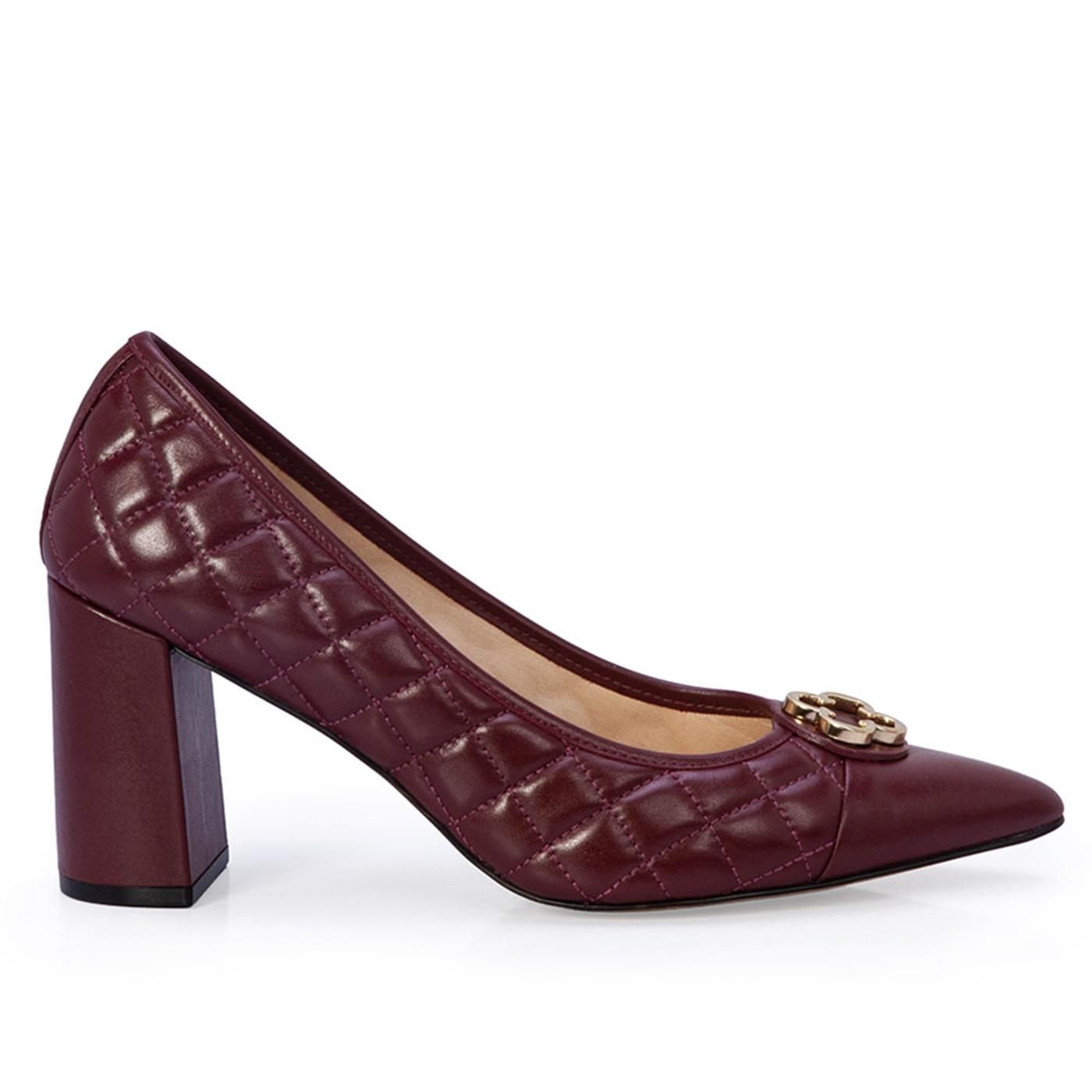 ZAPATO CERRADO 4018825 mestiço satinato borgonha