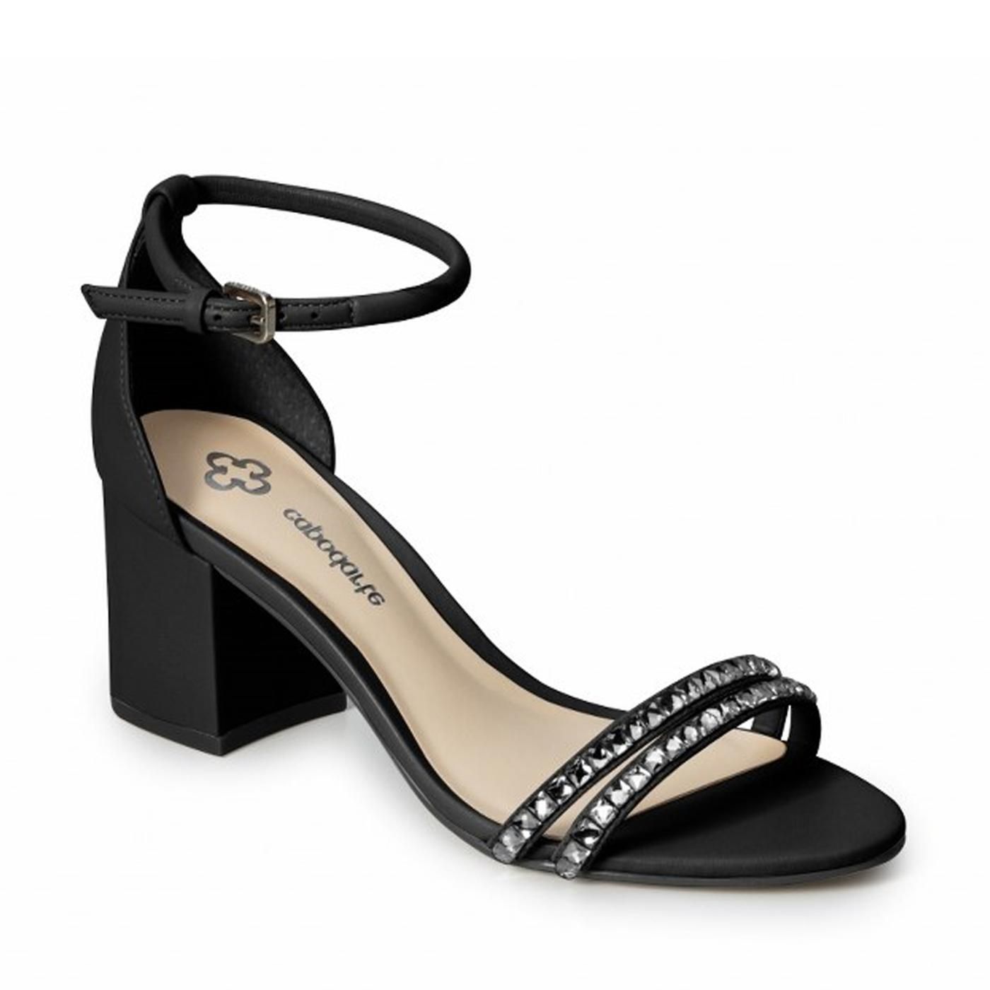 4017321-3 SANDALIA TACON preto