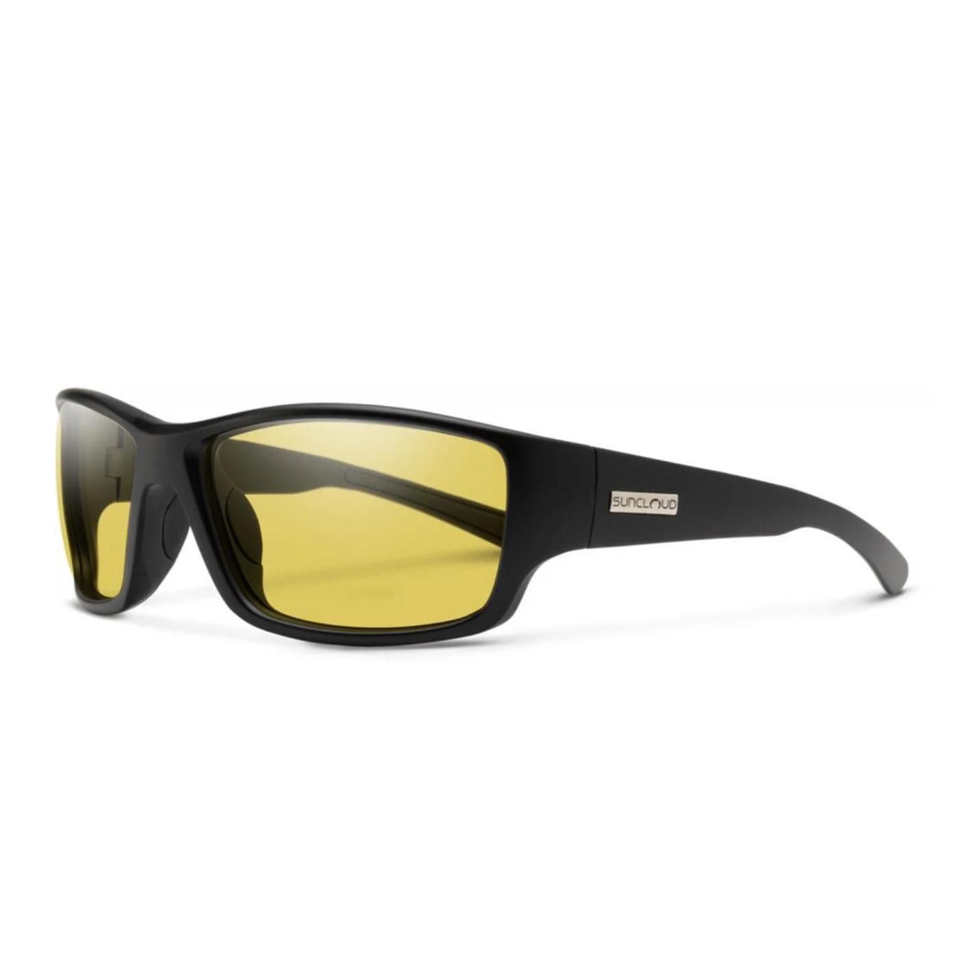 Hull matte black + polarized low light yellow