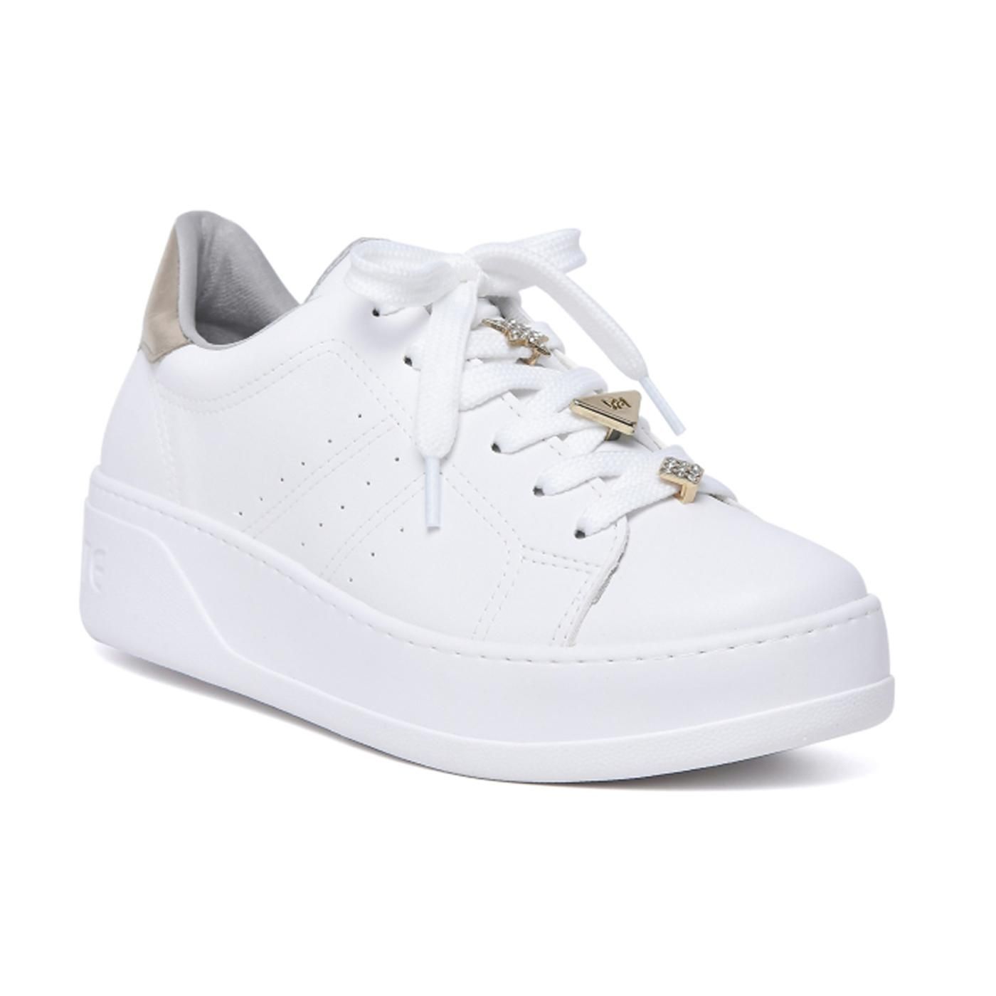 23-1502-01 NAPA/REFLEXO/ ZAPATILLA branco/dourado