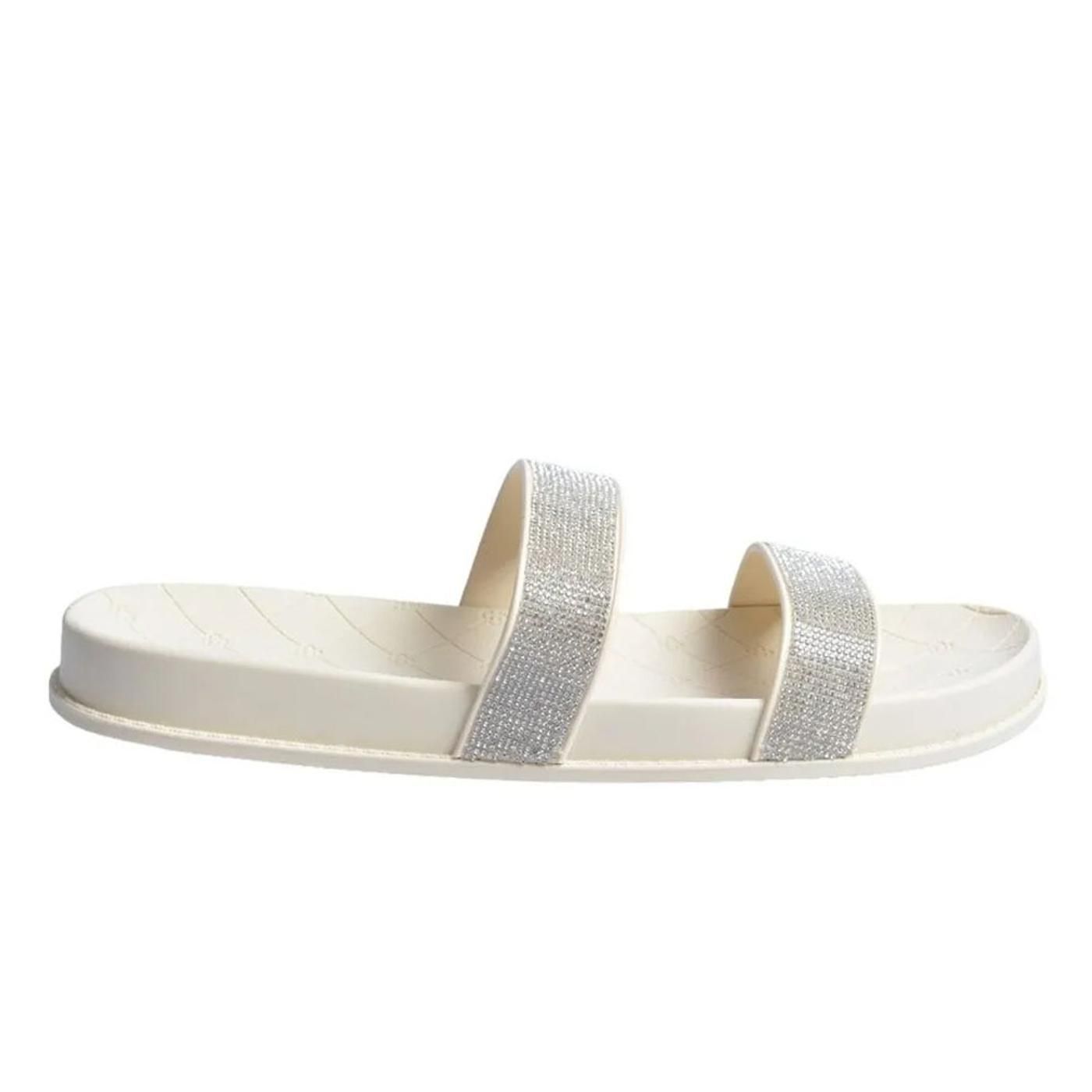 Sandalia slide 4018412 rafia