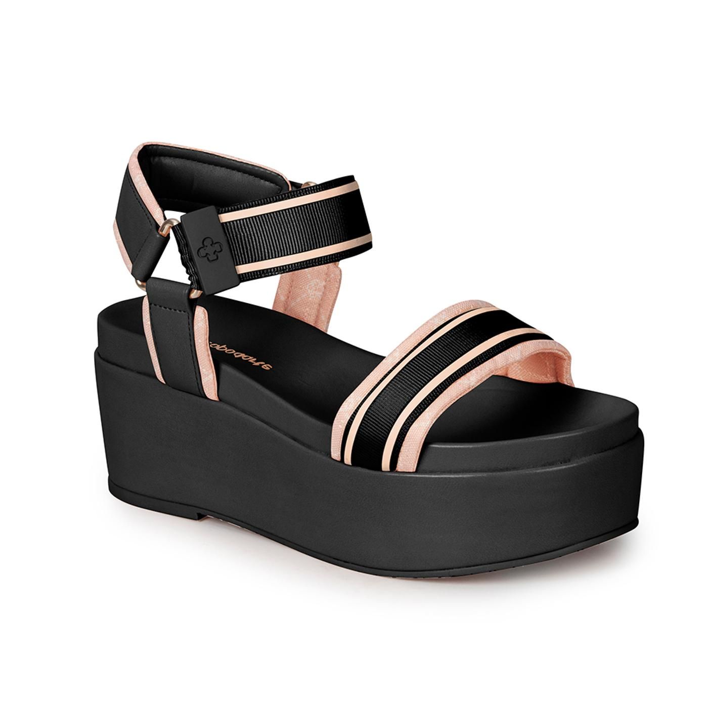 4016417 SANDALIA PLATAFORMA preto
