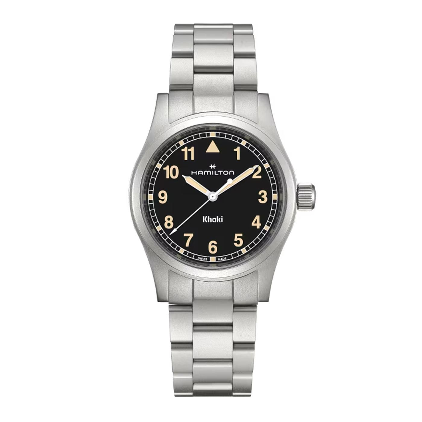 Khaki FieldQuartz silver