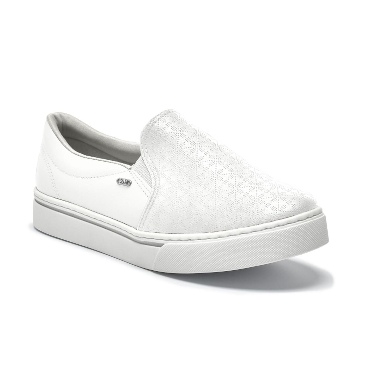 tenis casual  016-023-01 branco/branco