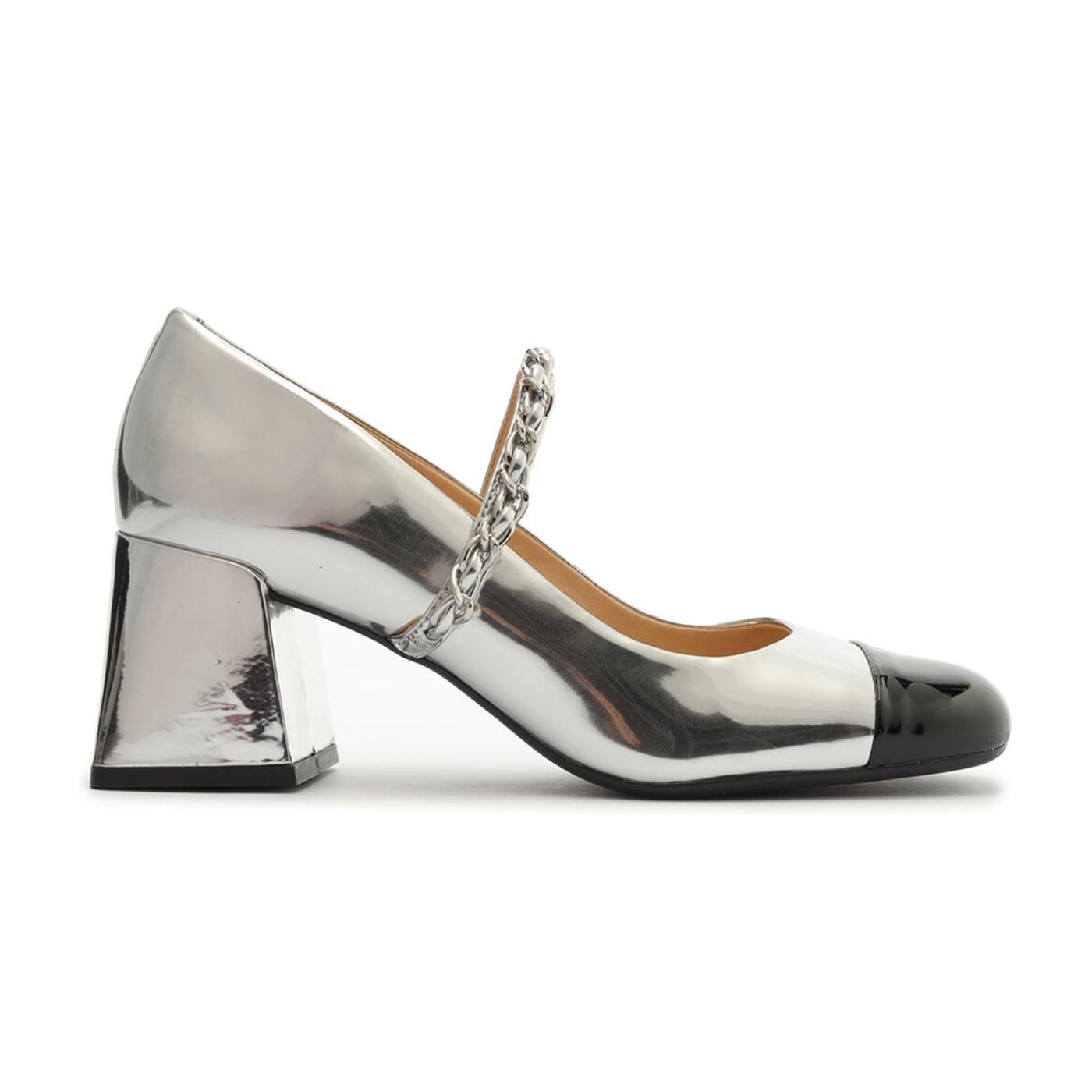 Mary Jane  A1282200030005U x91v - silver/preto