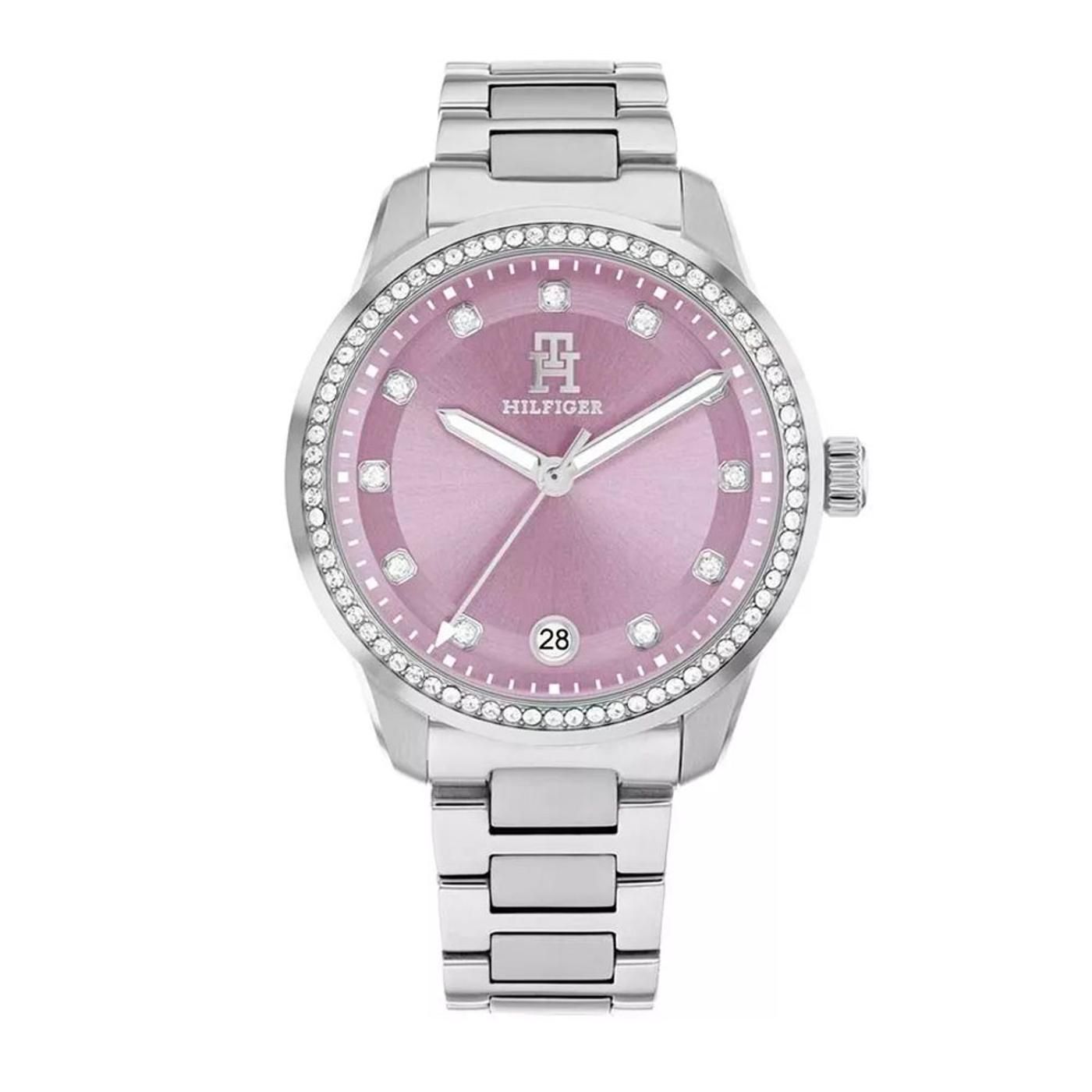 RELOJ TOMMY silver/pink