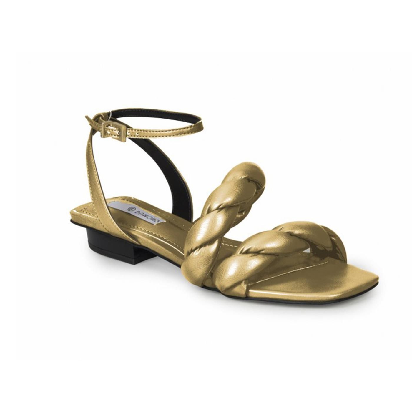 4117858 SANDALIA BAJA ouro light
