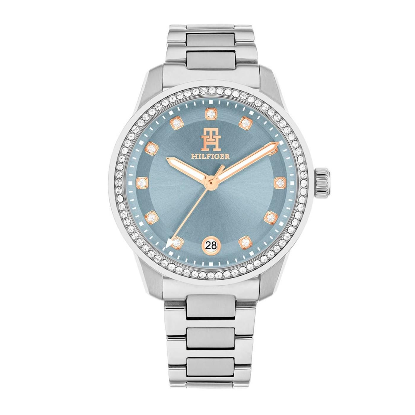 RELOJ TOMMY silver/blue
