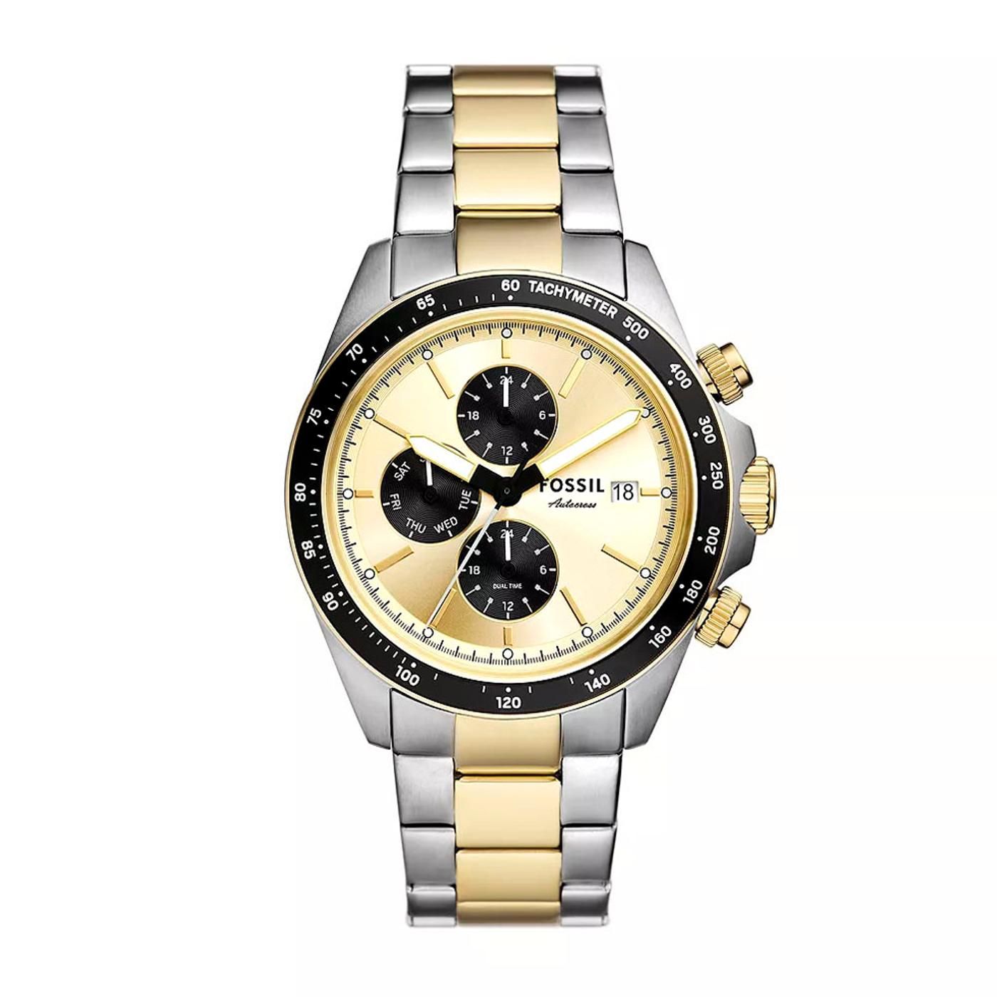 Reloj Autocross Multifunción silver/gold