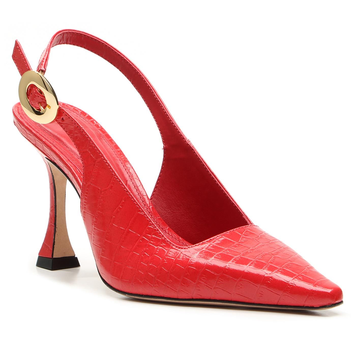 PEQUIM 1426030-2 matte crocodylus pu strawberry