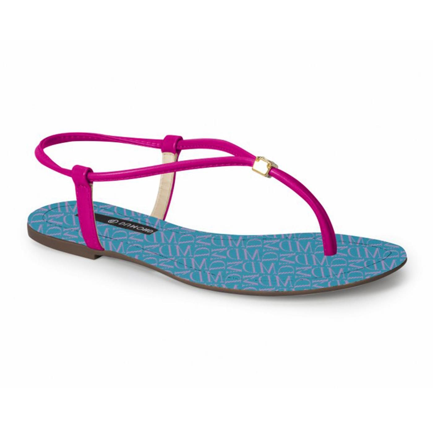 4118045-5 SANDALIA BAJA rosa eletric