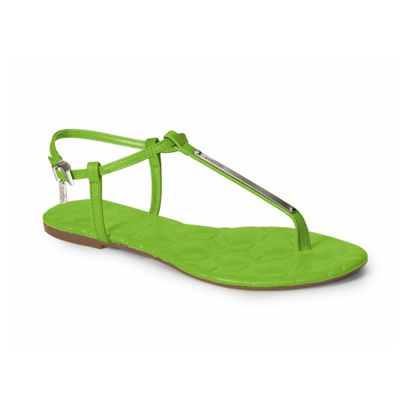 4112268-216 SANDALIA BAJA verde eletric