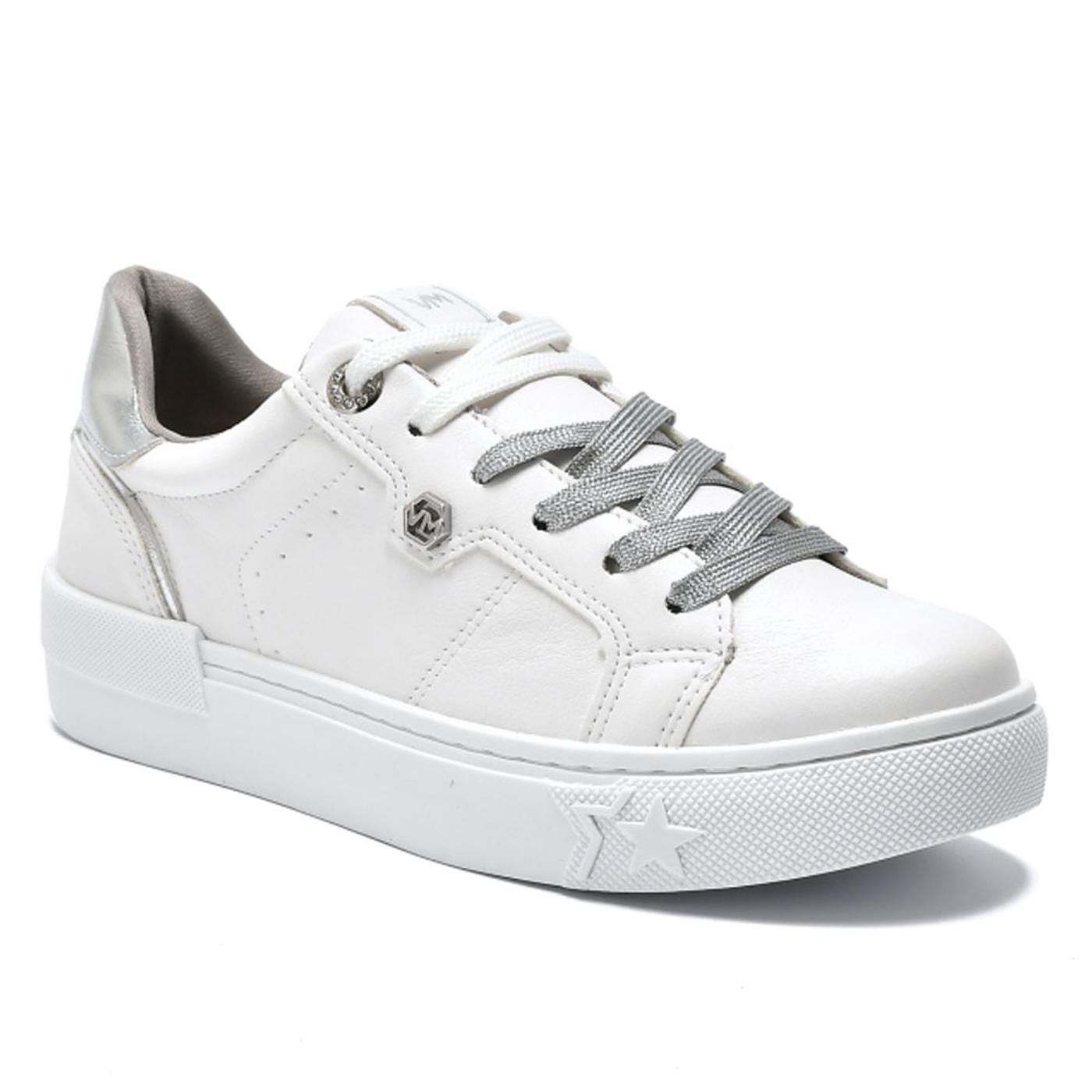 Zapatilla 121-001-01 branco/prata/prata
