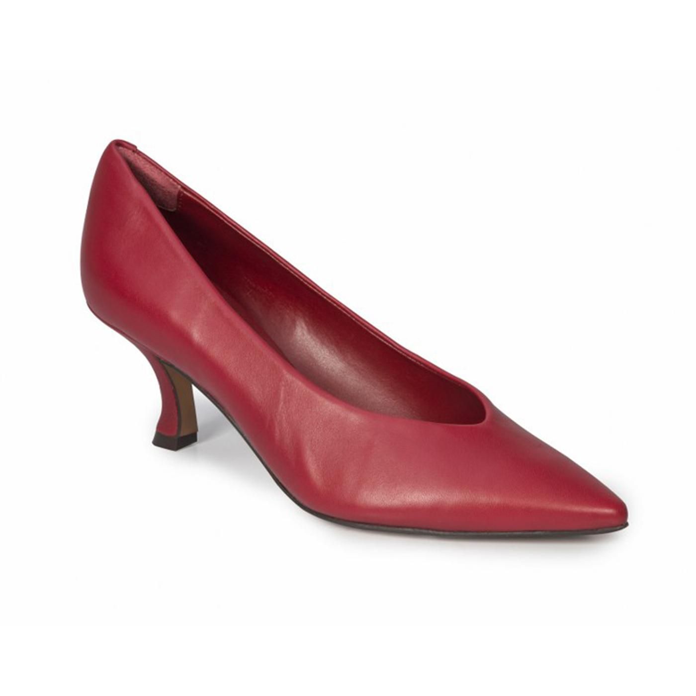 4016981-4 ZAPATO CERRADO TACON merlot
