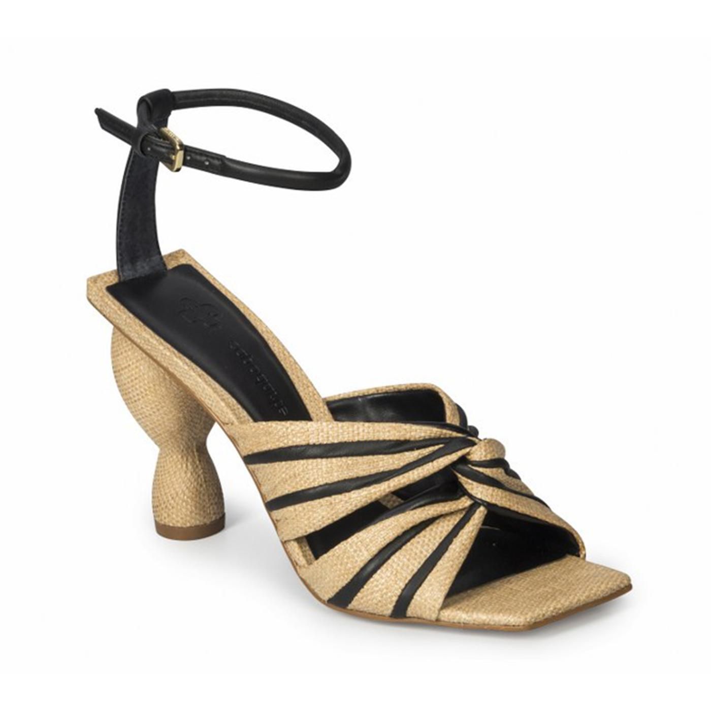 4017134-2 SANDALIA TACON natural/preto