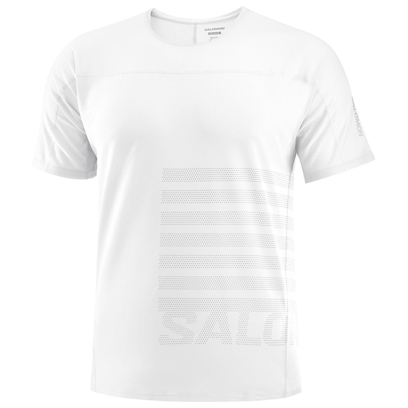 SENSE AERO SS TEE GFX white/frost gray