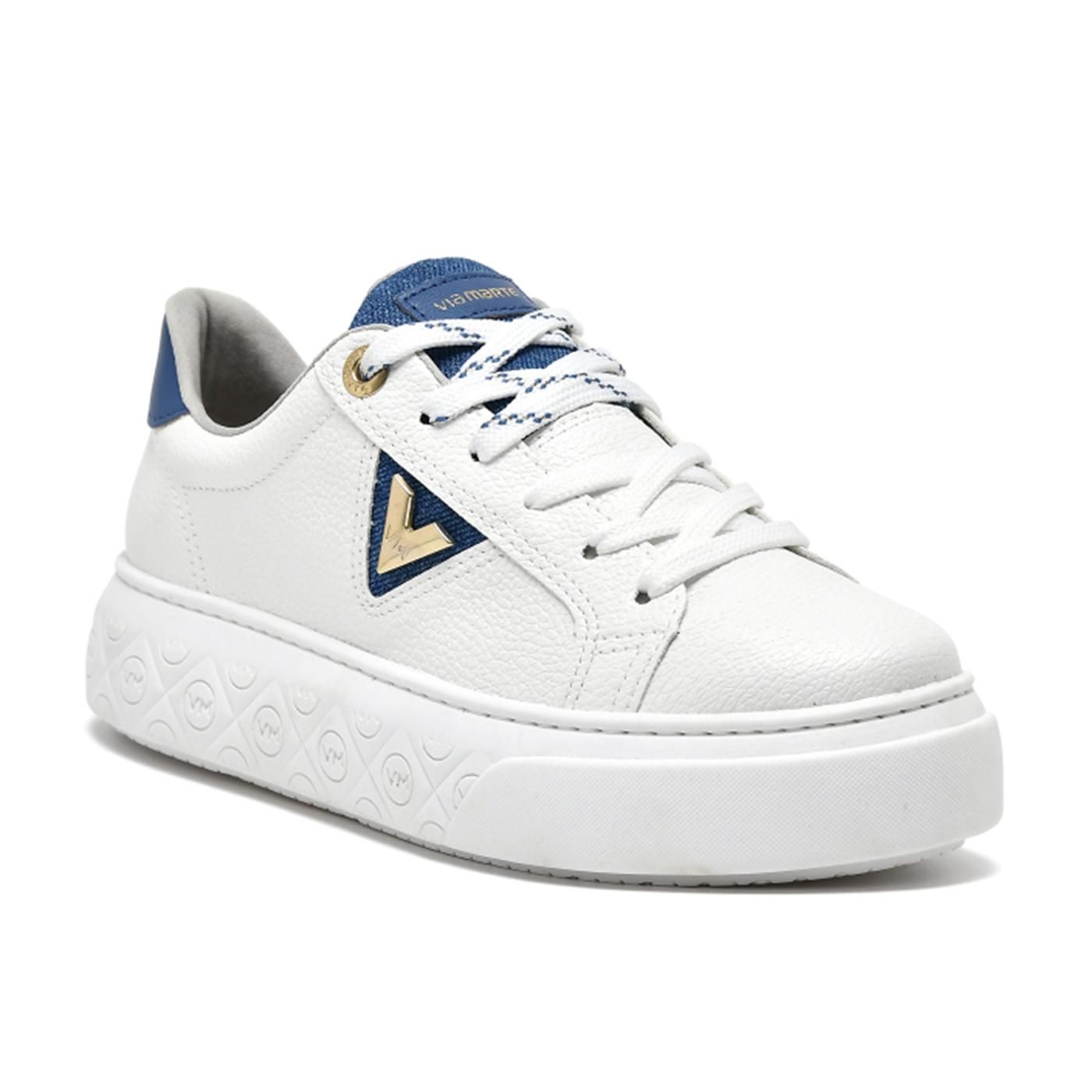 ZAPATILLA CASUAL  MEDIA 23-14306-01 white/blue