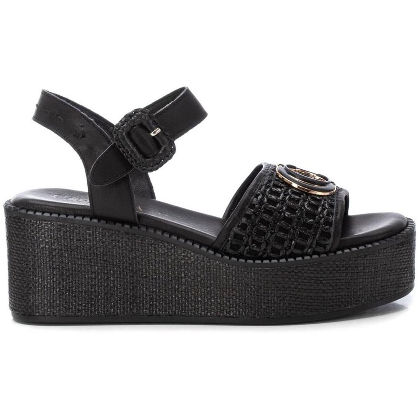 SANDALIA SRA PIEL 162360 negro