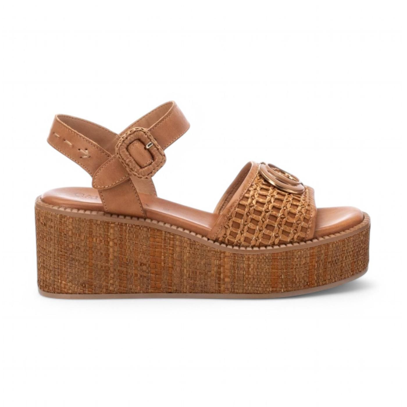 SANDALIA SRA PIEL 162360 camel
