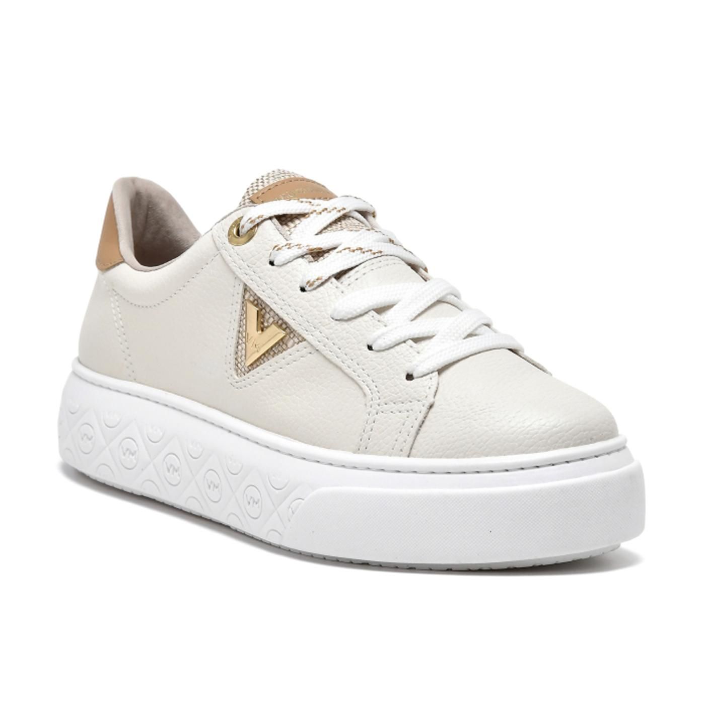 ZAPATILLA CASUAL  MEDIA 23-14306-01 beige/gold