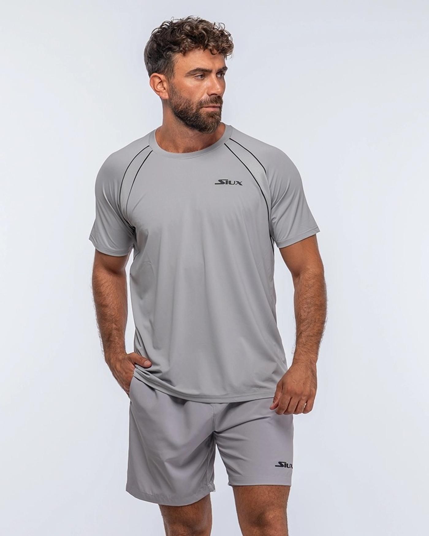 CAMISETA SIUX HOMBRE MATCH 24 GRIS 