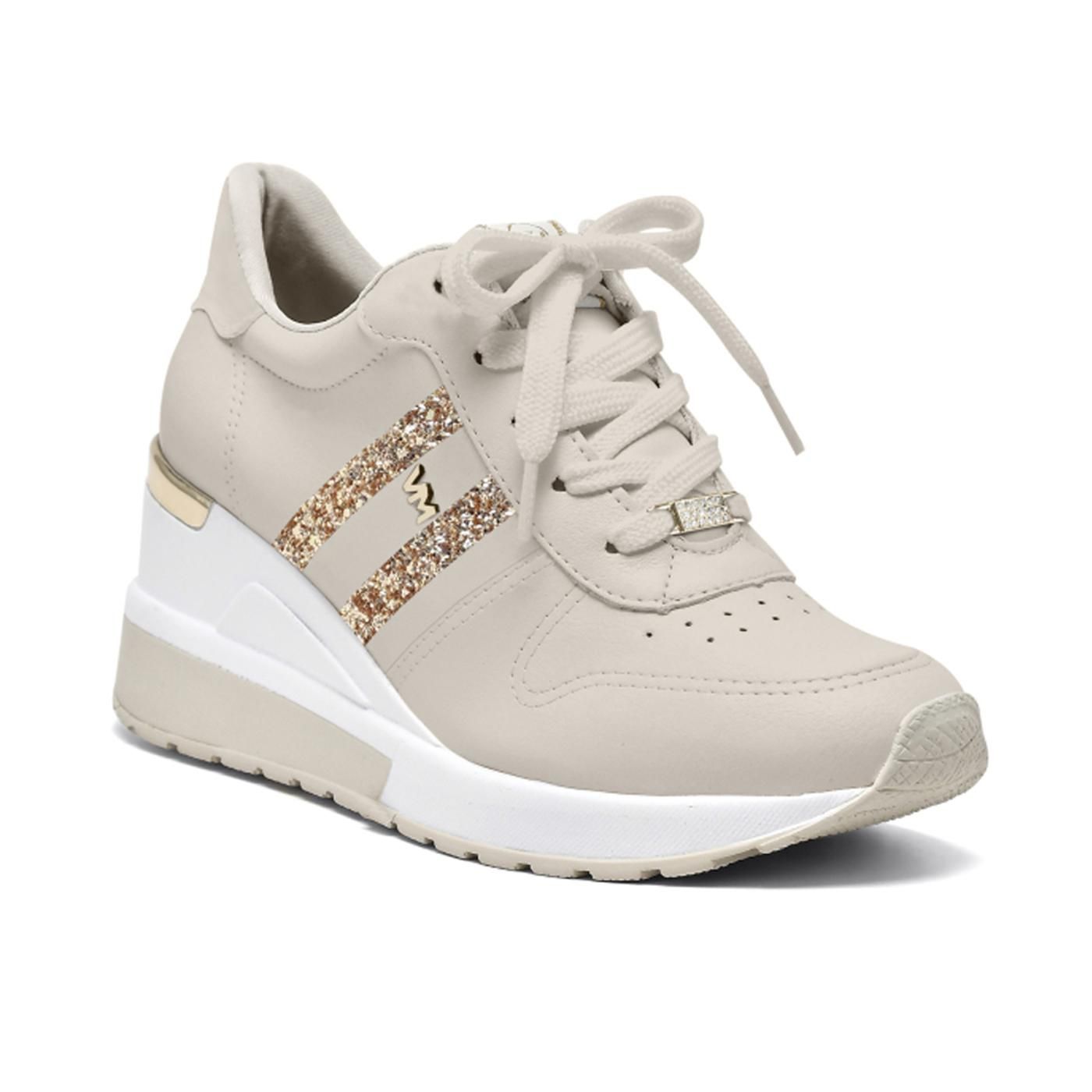 Zapatilla 23-10803-03 beige/gold