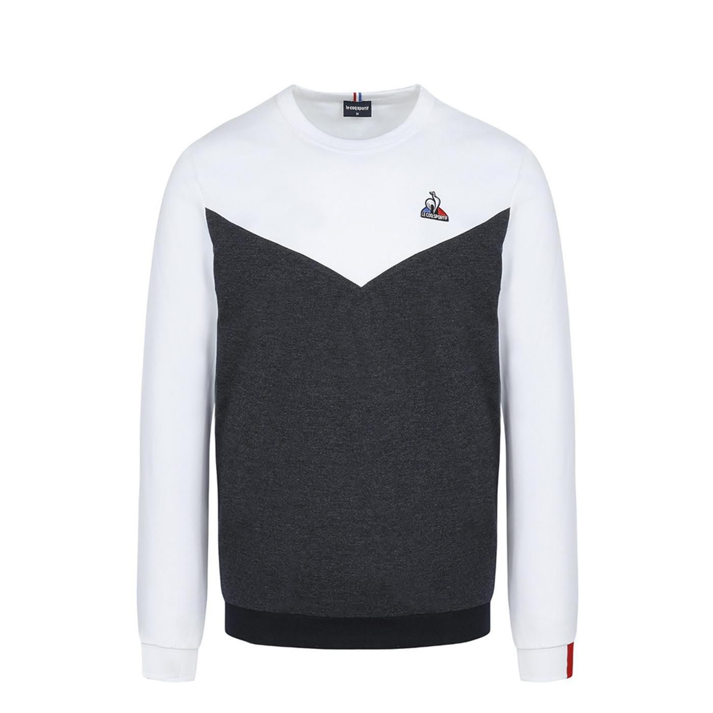 SAISON 1 Crew Sweat N°1 M n.optical whit