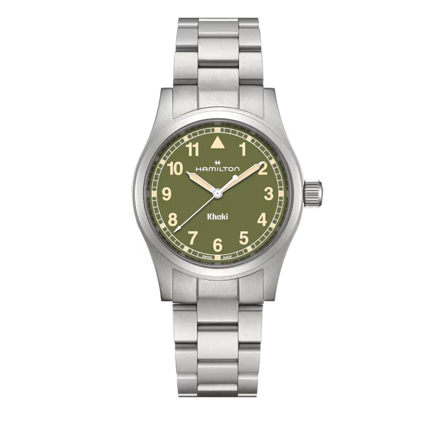 Khaki FieldQuartz silver/green