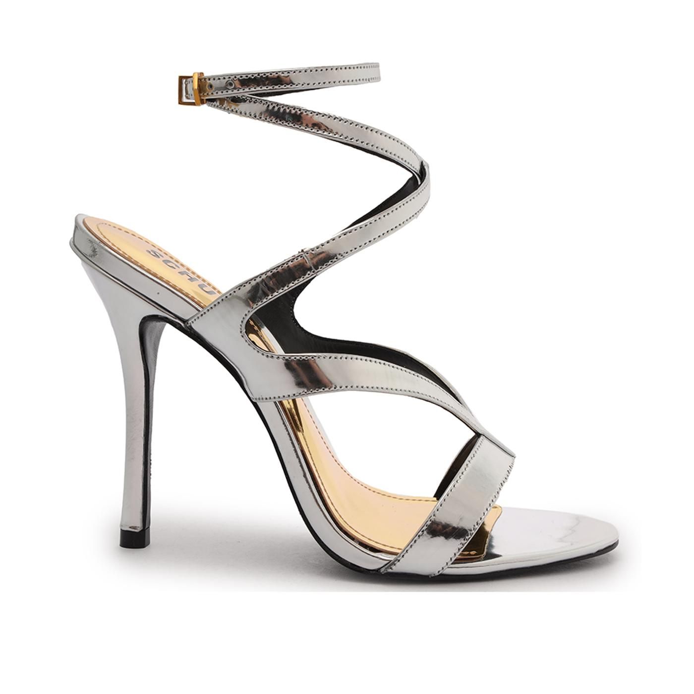 Sandalia tacon alto S0204203360001U x4r - prata