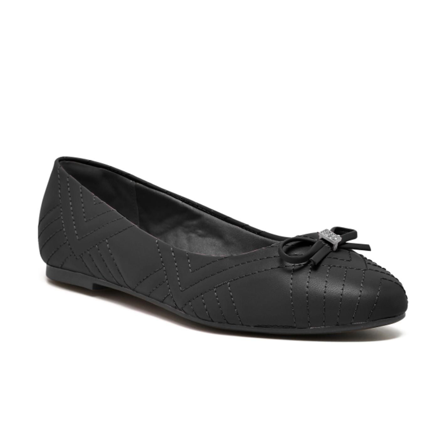 ZAPATILLA BAILARINA FLAT 23-13001-01 napa casual/preto