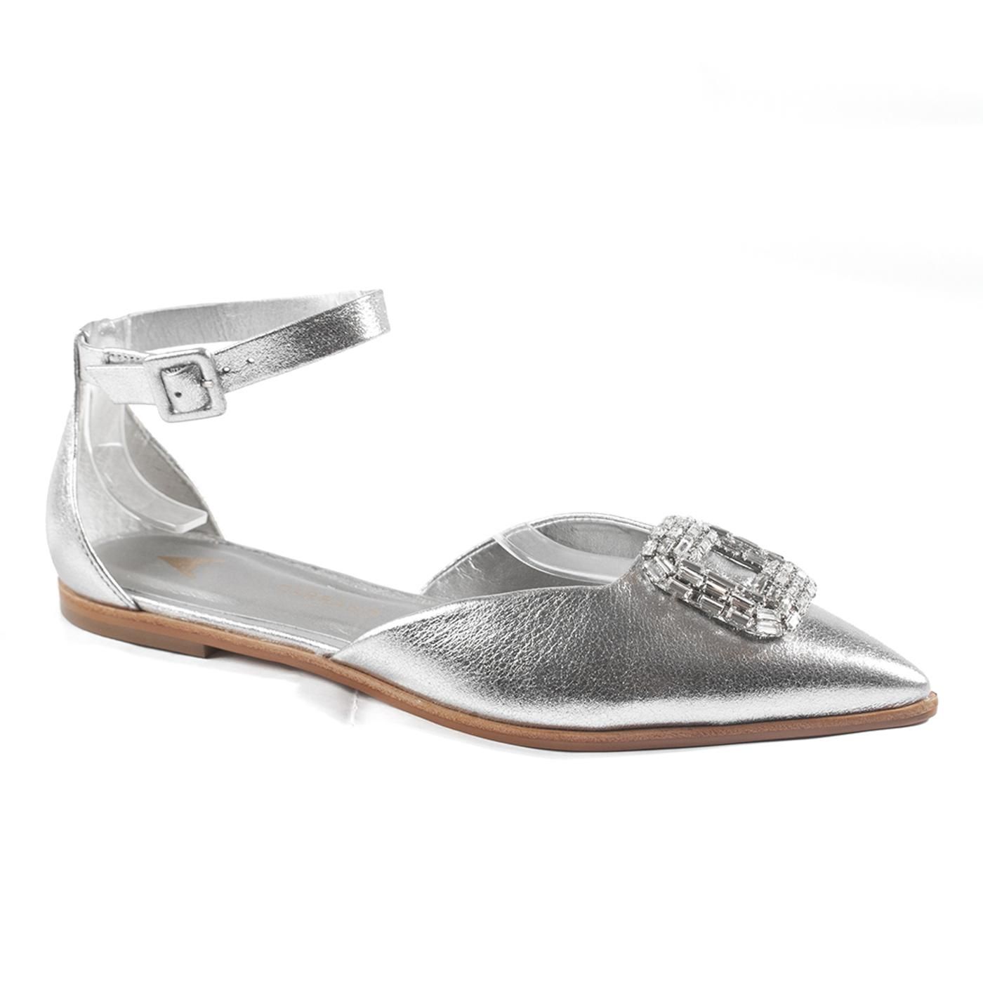 Zapato Tacon 710005 crack silver