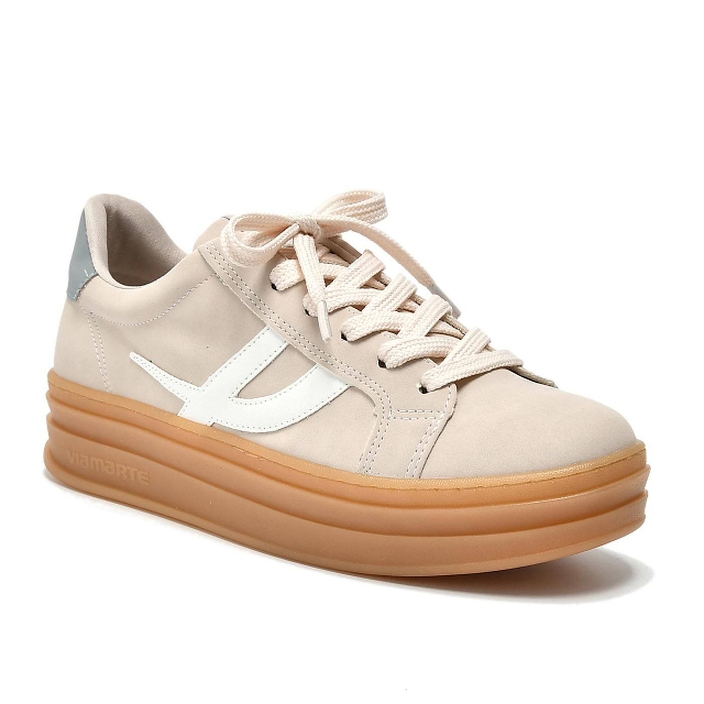 Zapatilla 156-002-04 bege/milk/azul polar