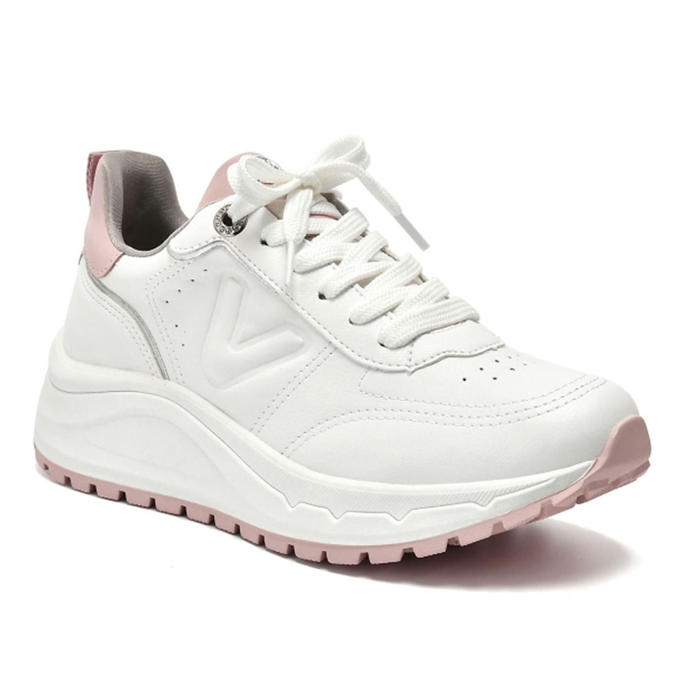 Zapatilla 136-001-10 branco/soft pink/prata