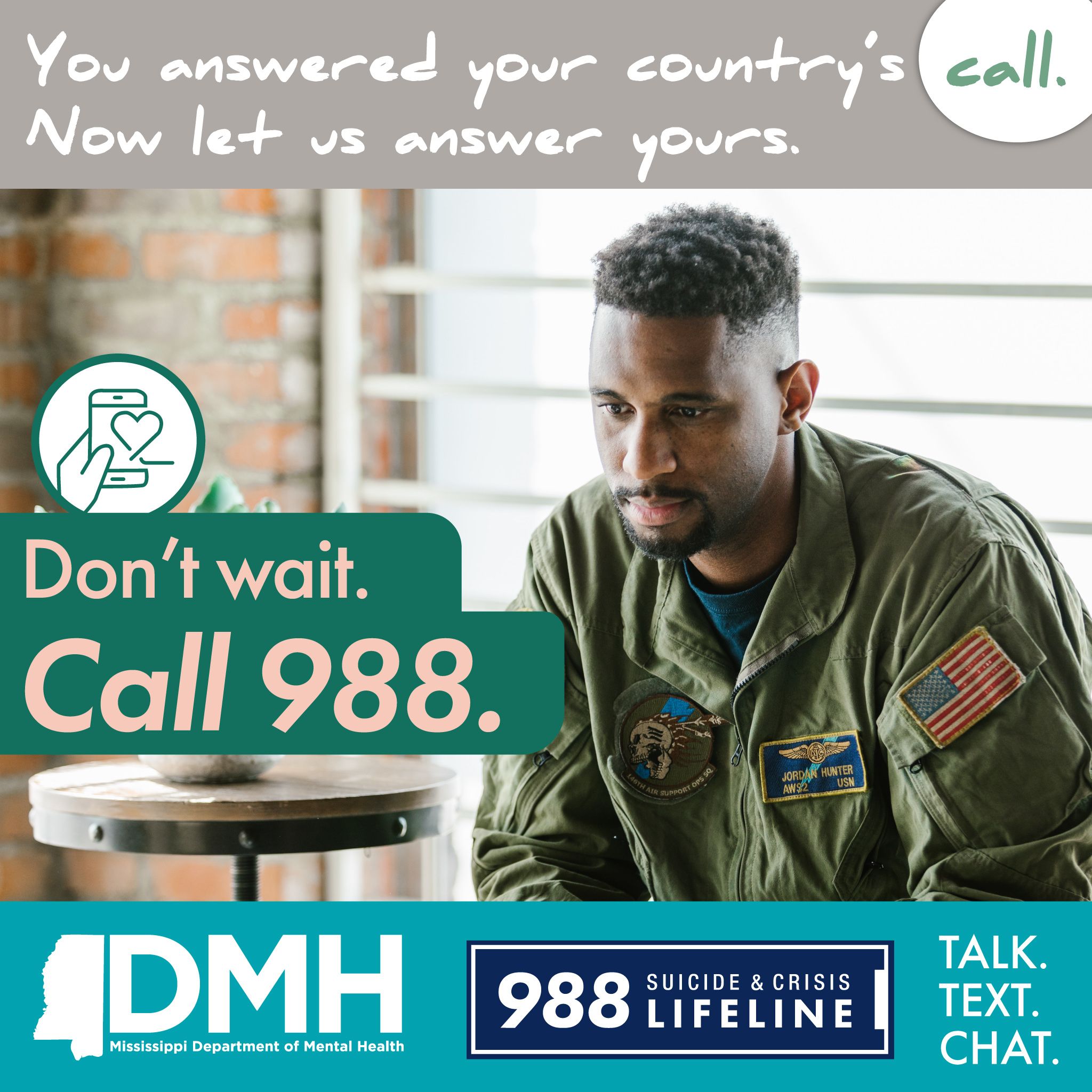 You answered your country's call. Now let us answer yours.