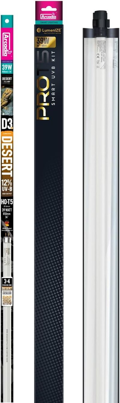 Arcadia LumenIZE ProT5 Reptile Light Fixture Kit (36" / 12% UVB)