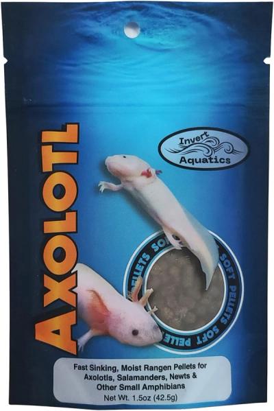Soft Pellets for Axolotls - Moist Sinking Diet for Axolotl, Newts, Salamanders & Other Small Amphibians (3 oz (85g)