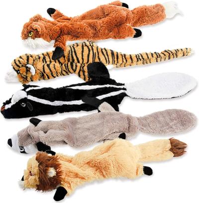 ZippyPaws Skinny Peltz No Stuffing Squeaky Plush Toys
