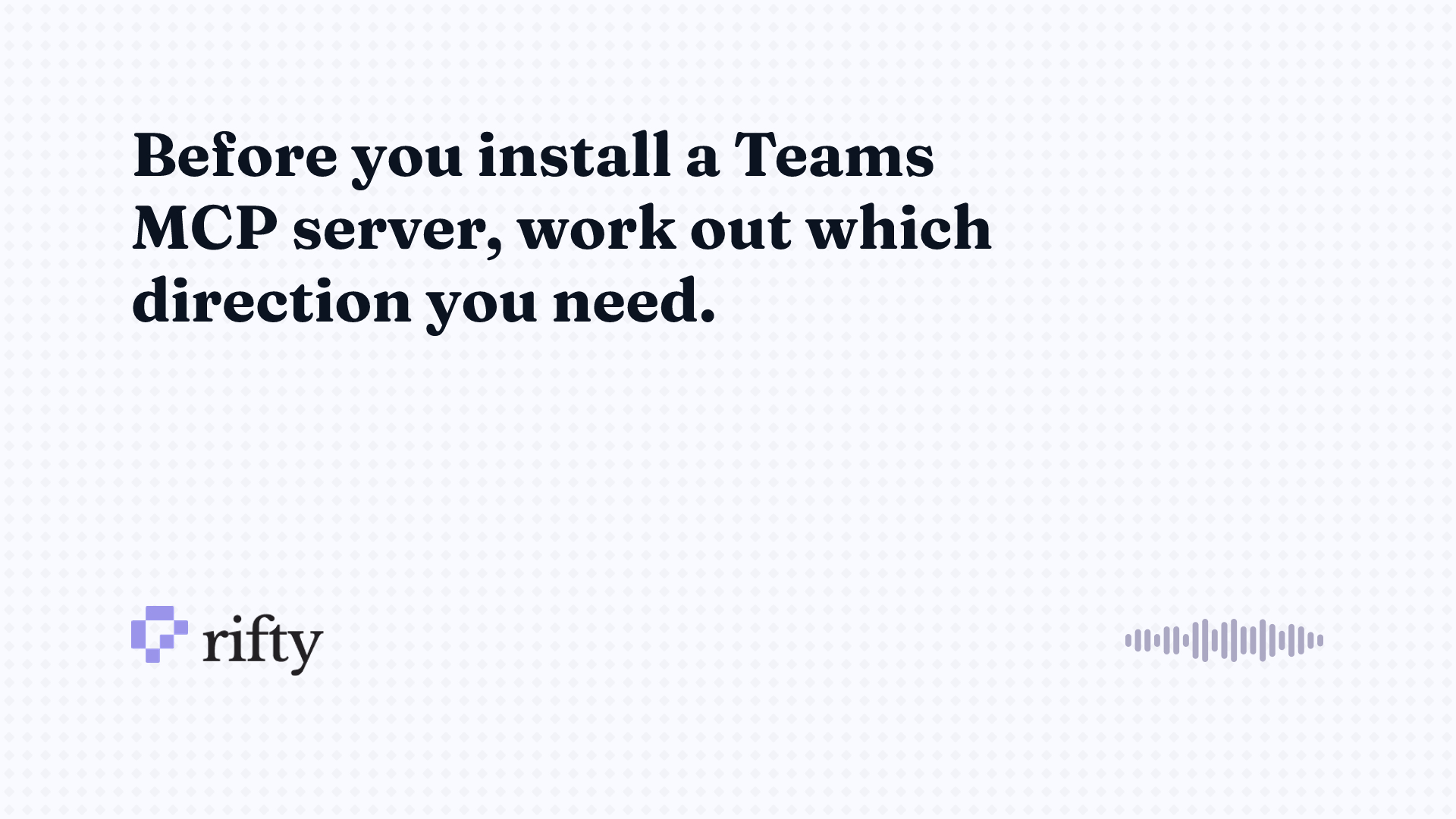 Microsoft Teams MCP: which server you actually need
